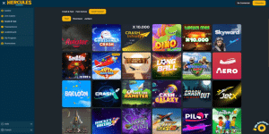 hercules casino jeux crash