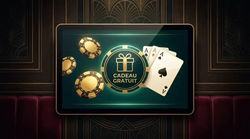 Illustration de bonus sans dépôt immédiat dans un casino en ligne