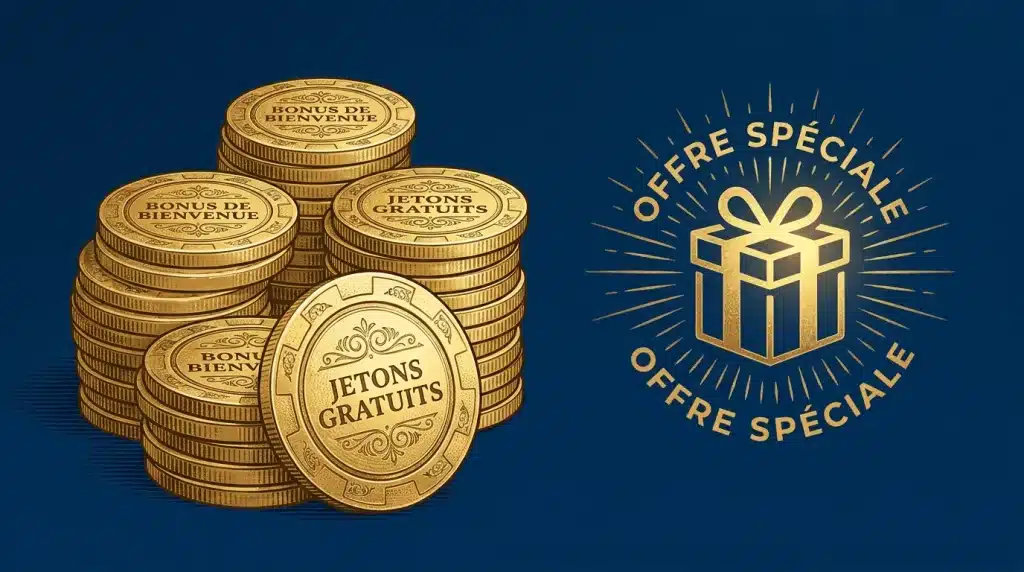 Illustration d'un bonus sans dépôt encaissable dans un casino en ligne
