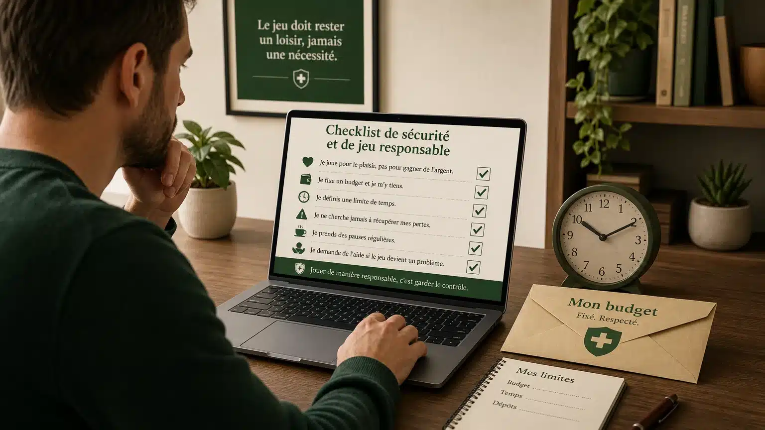 Vérifier la sécurité et le budget avant de jouer