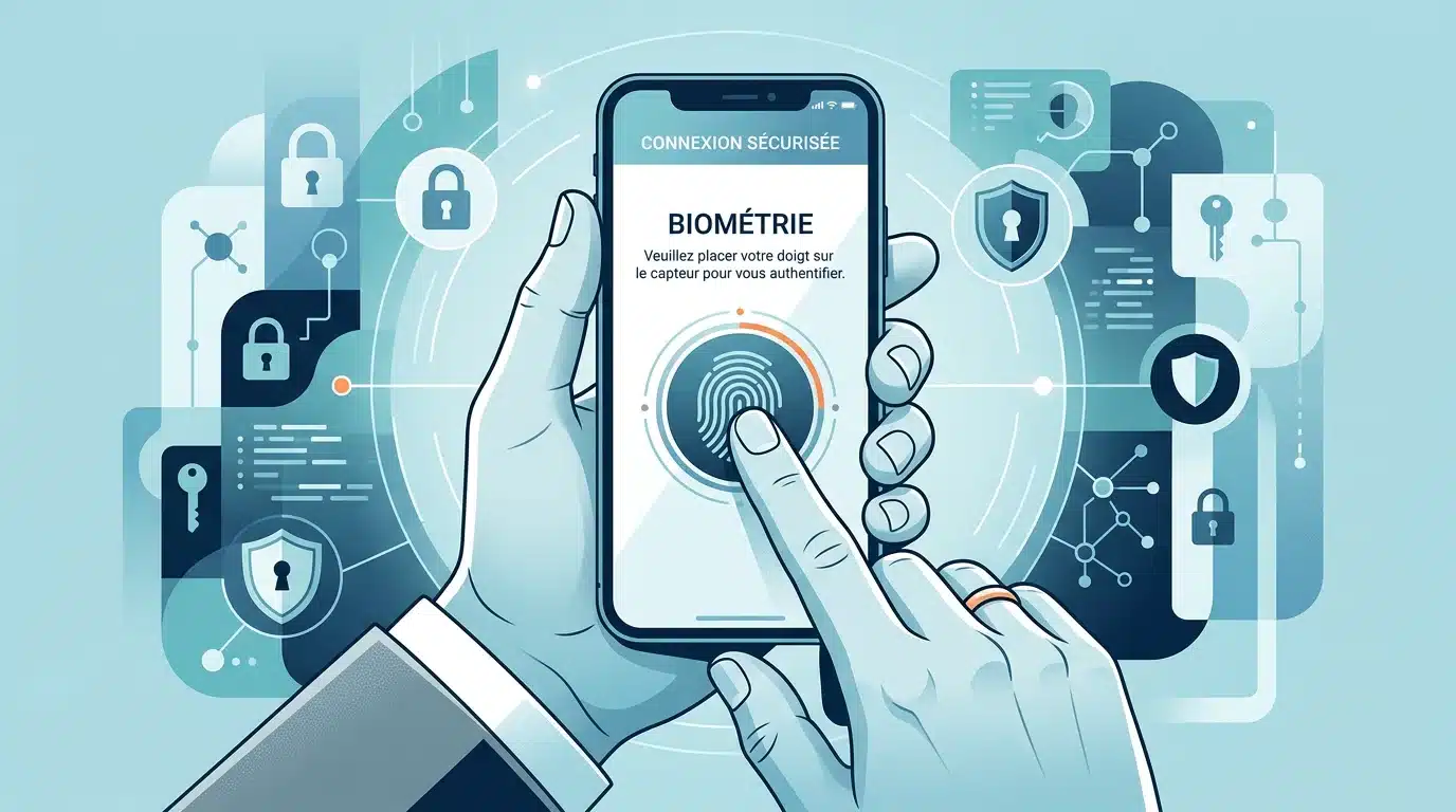 Connexion biométrique sans mot de passe sur un casino Inclave via smartphone
