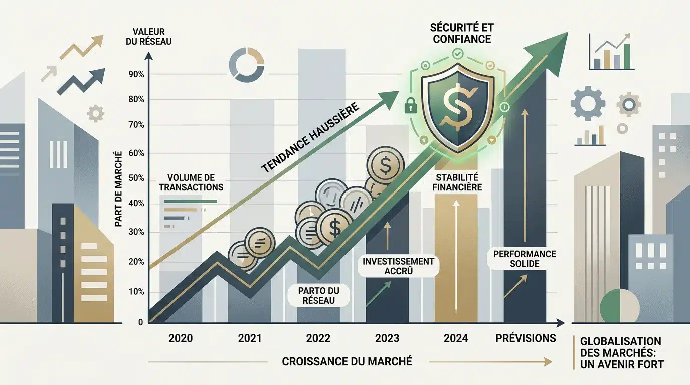 Illustration de la croissance du marché français des jeux d'argent en ligne