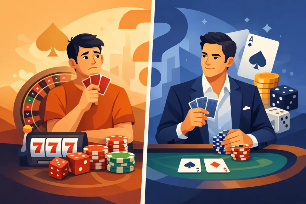 Casino débutant ou expert : le bon choix