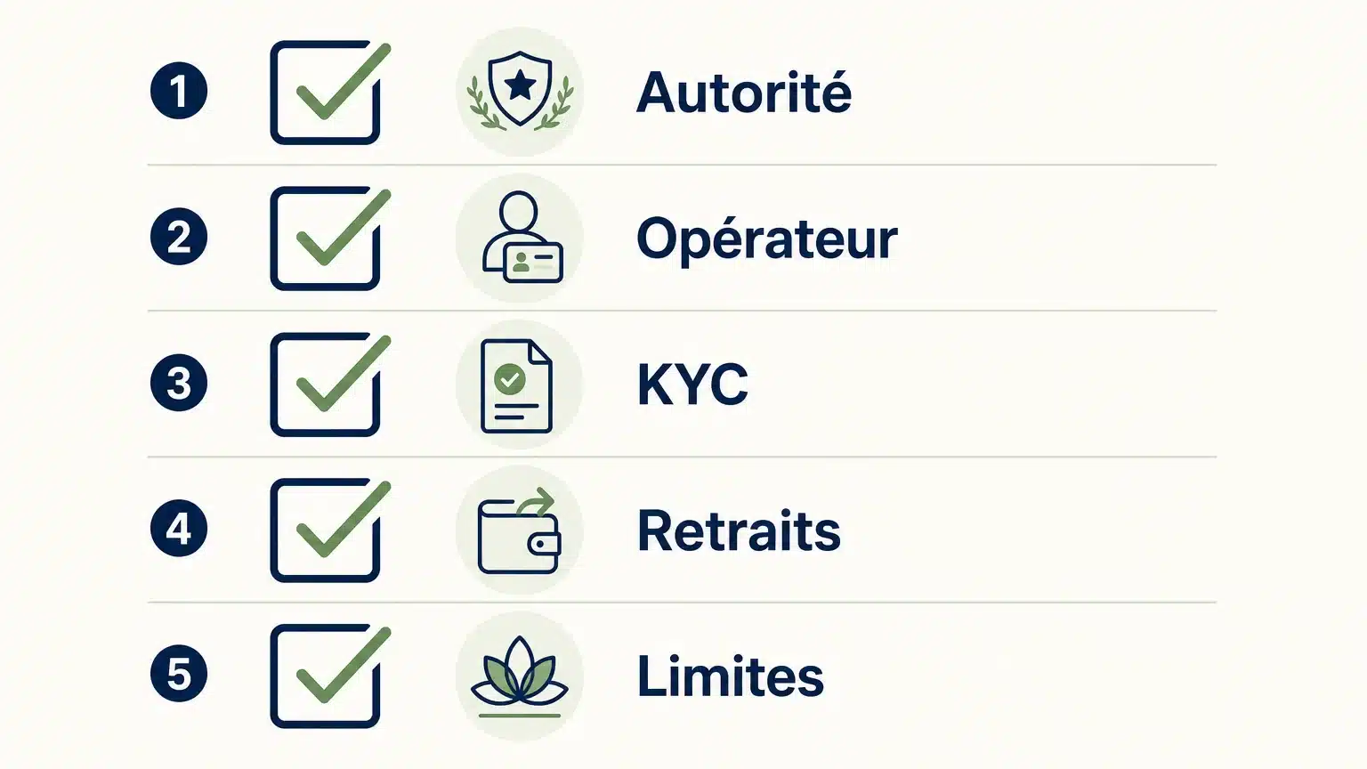Checklist des contrôles à effectuer avant de jouer sur un casino sous licence Curaçao