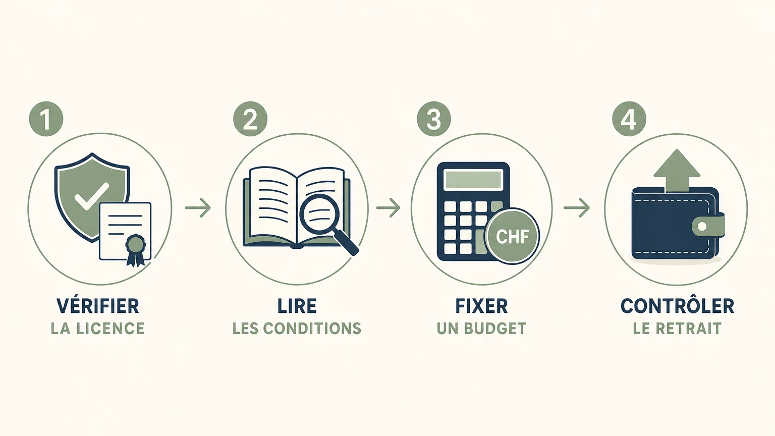 Checklist des vérifications avant d’utiliser un bonus sans dépôt